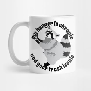 Funny trash panda raccoon Mug